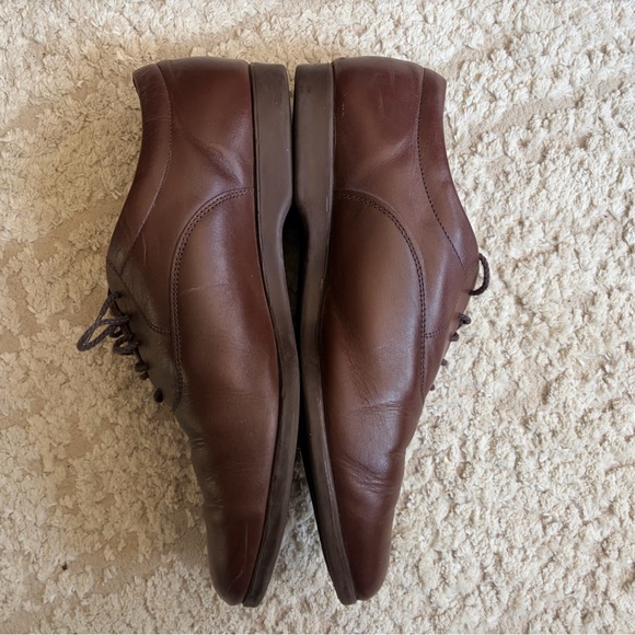 Thom McAn Men\'s Brown Leather Oxfords 11